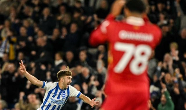 米兰体育注册-【英超】索博破门，萨拉赫失机，利物浦2-3客负布莱顿